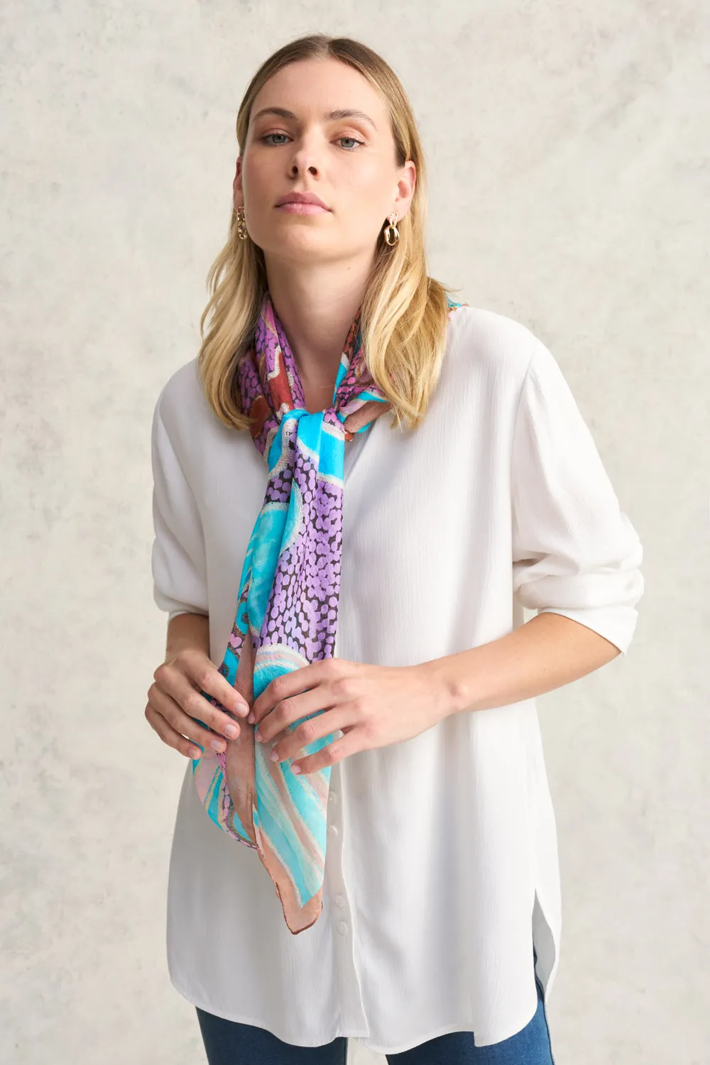 Shanai Kellett Coral Scarf