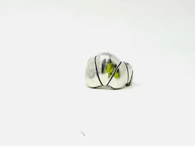 Size 6.5 Silver Dome Sterling Silver Jewelry Ring