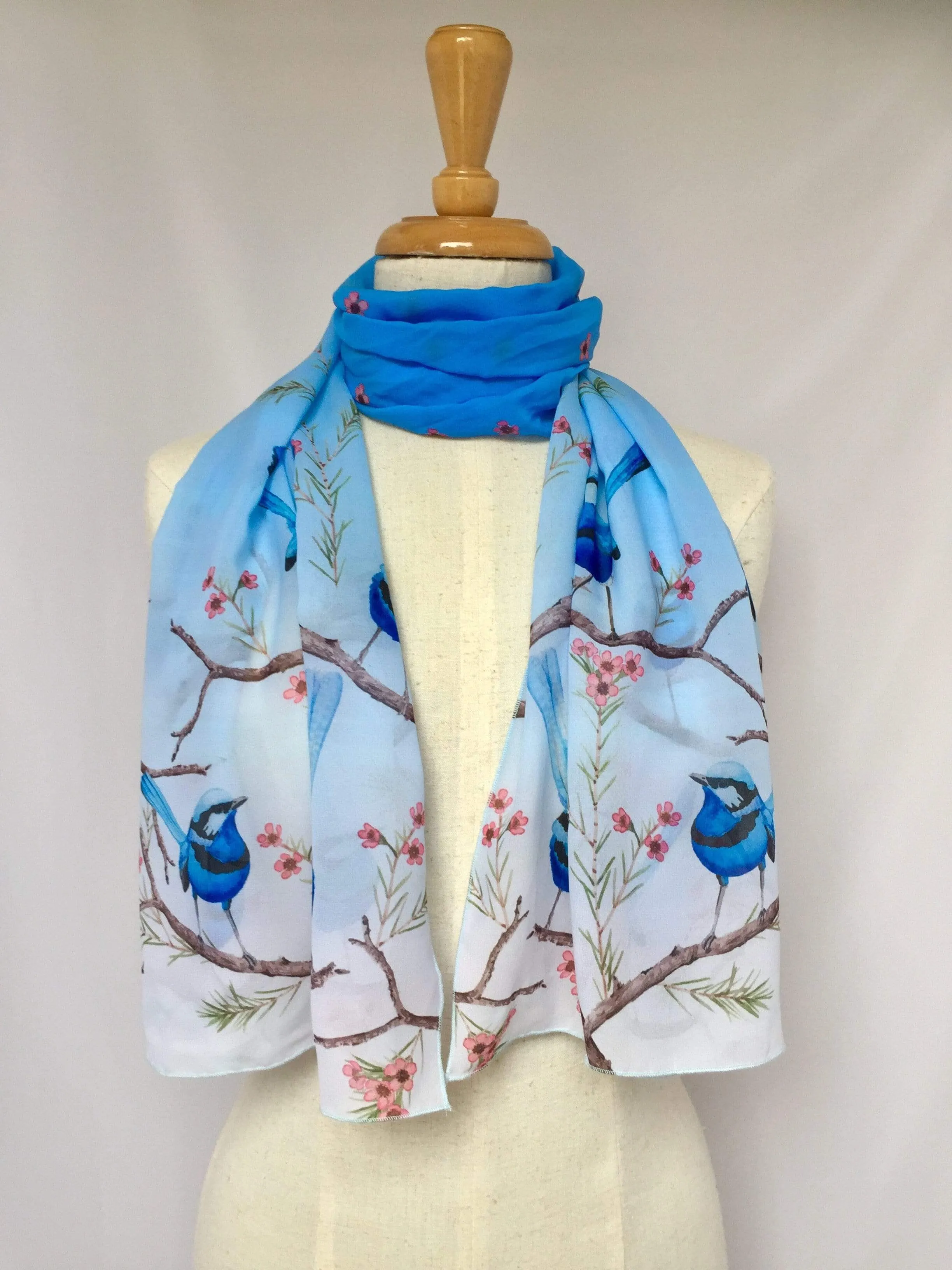 Splendid Blue Wren Scarf