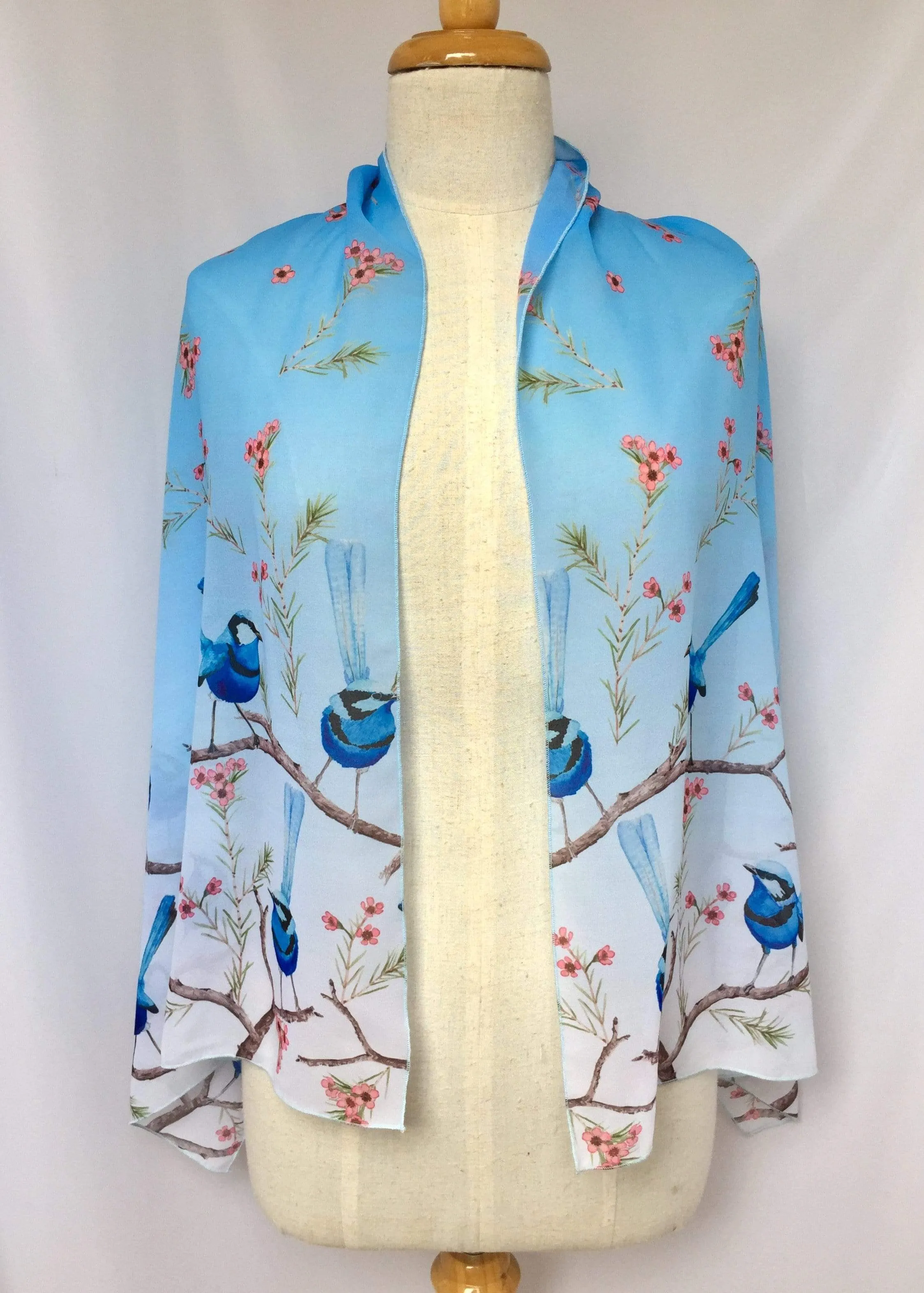 Splendid Blue Wren Scarf