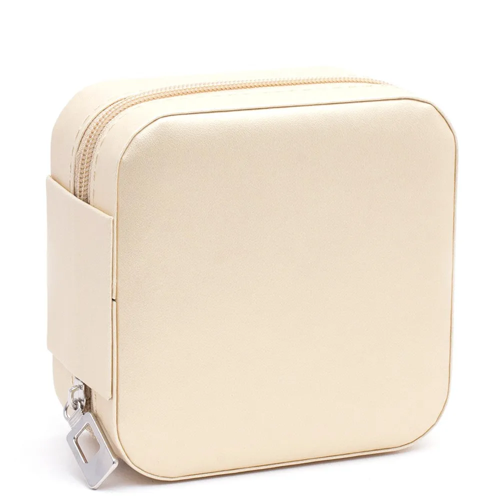 SQUARE TRAVEL JEWELRY CASE