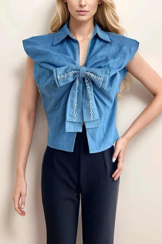 The Bow Front Blouse