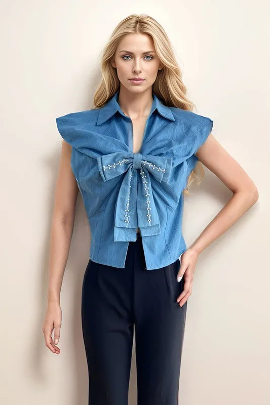 The Bow Front Blouse