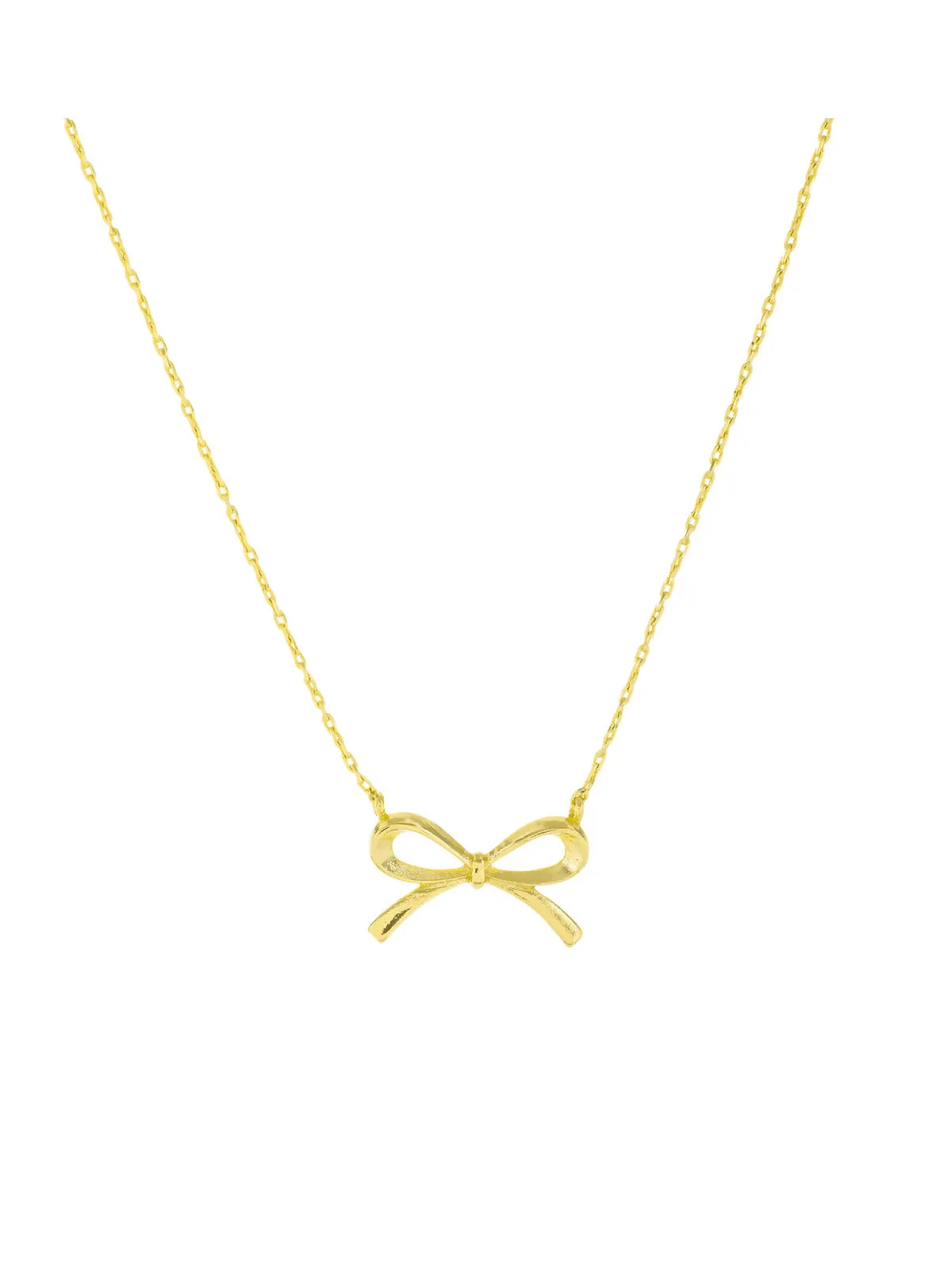 Tied Bow Necklace