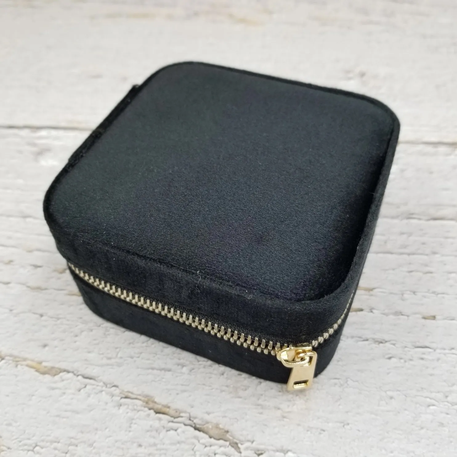 Velvet Travel Jewelry Box