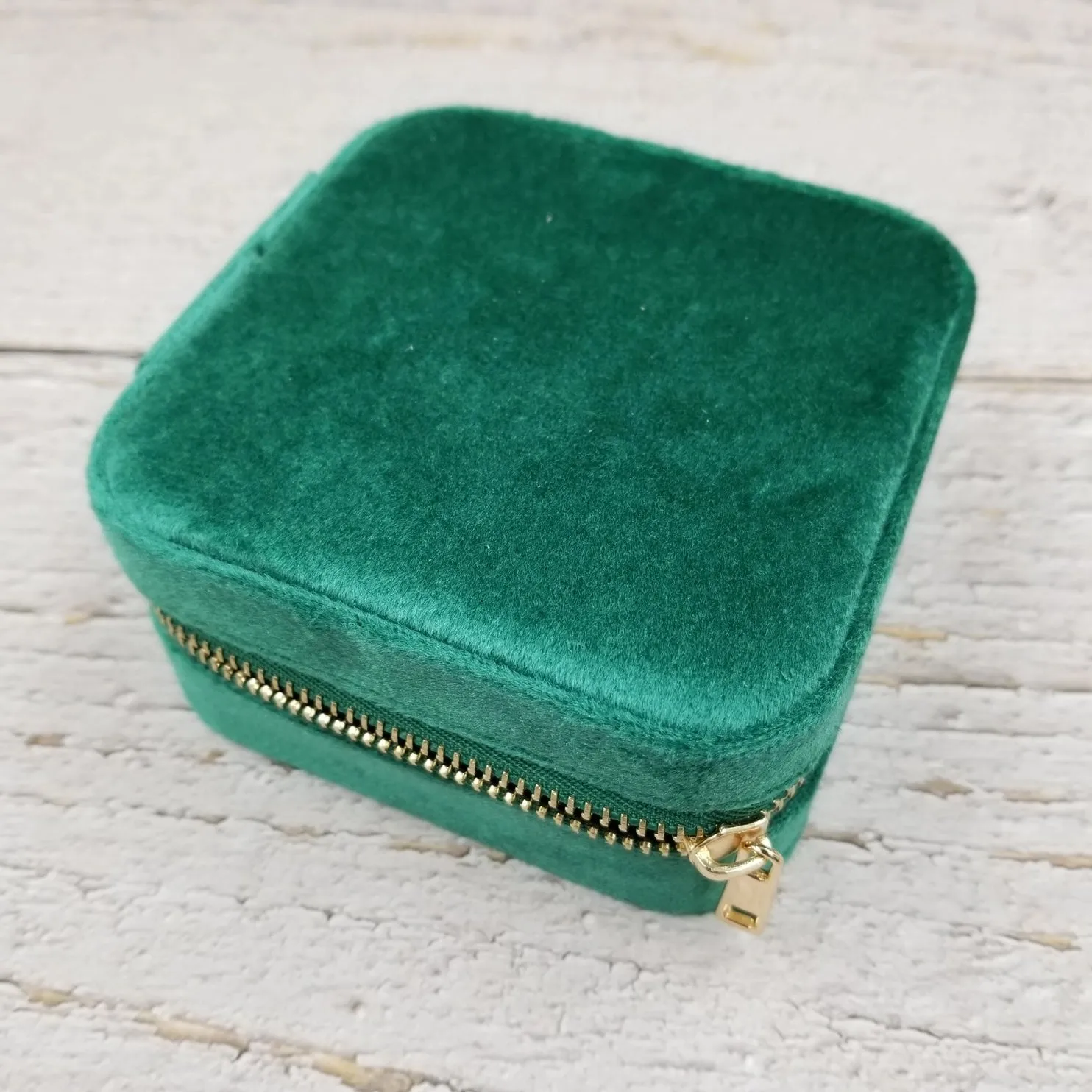 Velvet Travel Jewelry Box