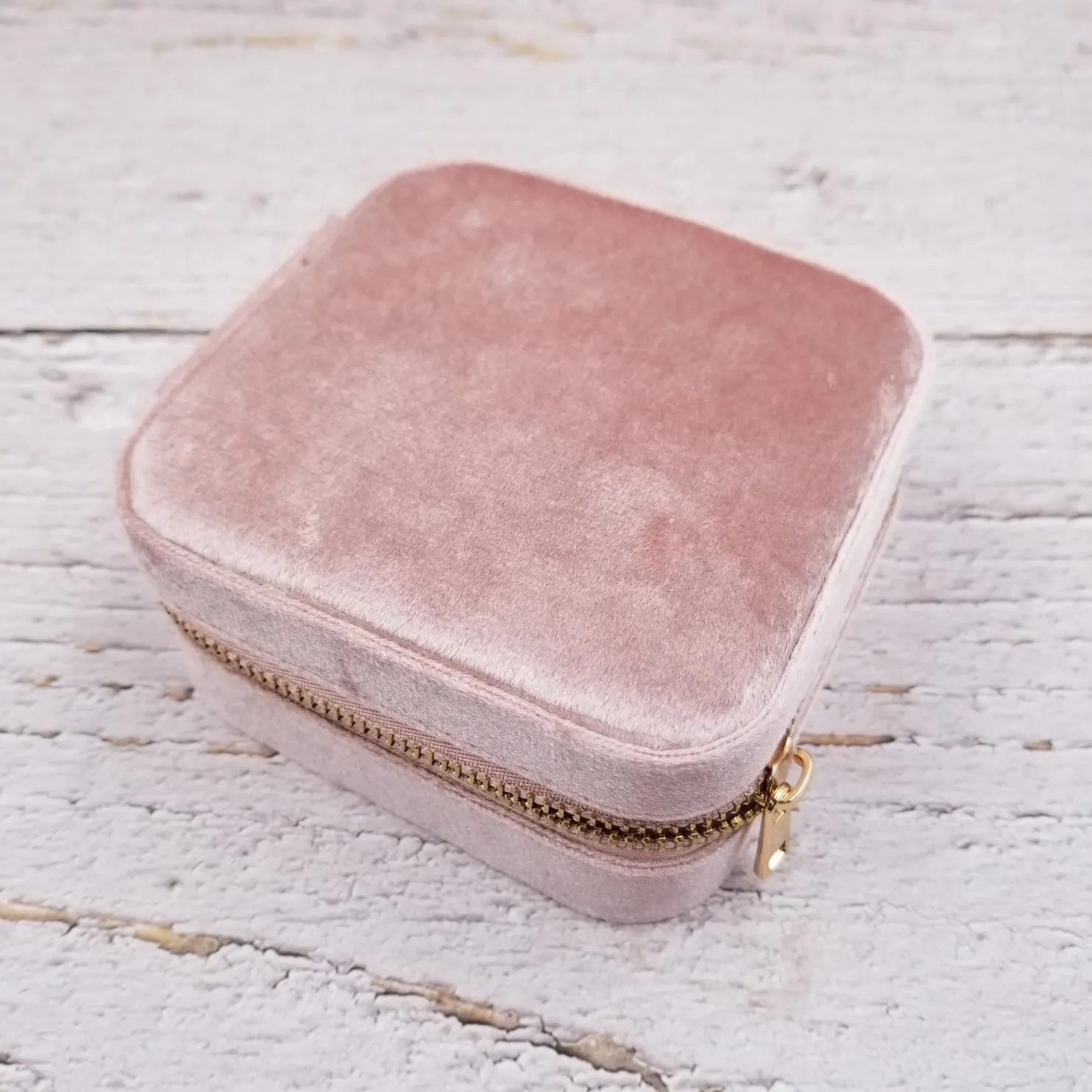 Velvet Travel Jewelry Box