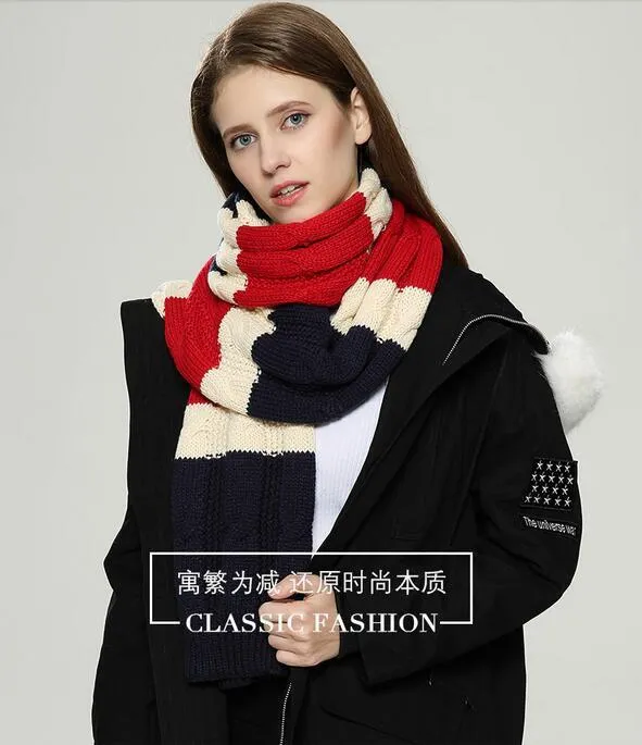 VIGROCK Stylish Patchwork Scarf for Women