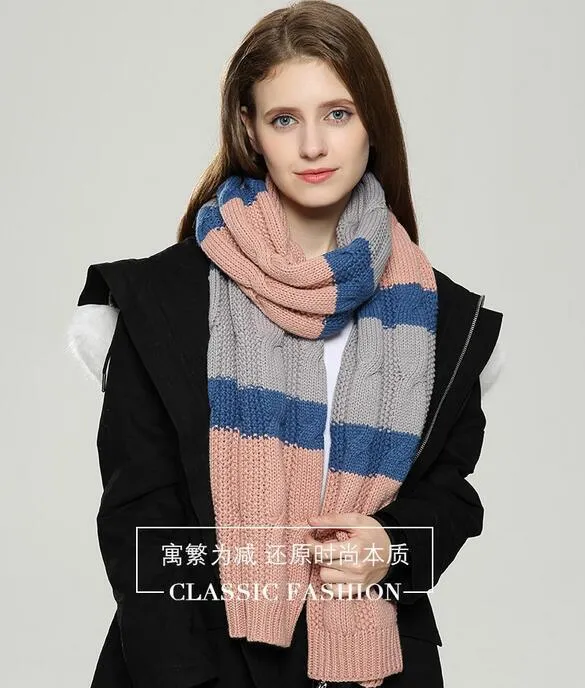 VIGROCK Stylish Patchwork Scarf for Women