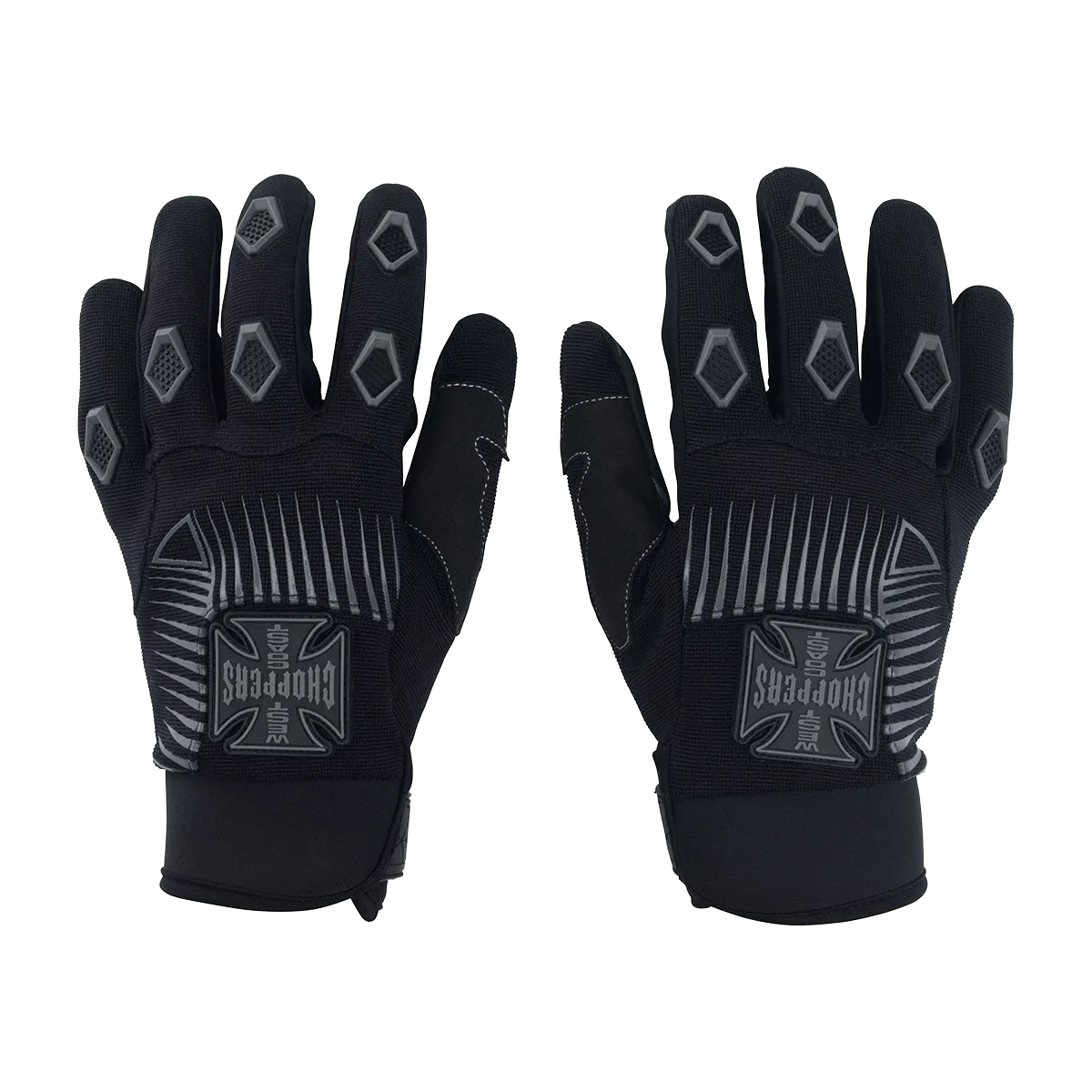 West Coast Choppers Por Vida Gloves - Black